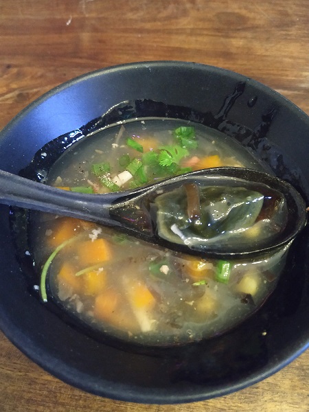 A soup with a hundred-year egg